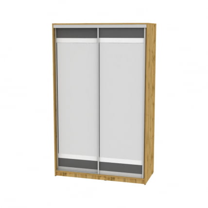 Шкаф-купе Б-230х135х60-1(ДВ-Графит-Д10Д10) / B-230х135х60-1(ДВ-Графит-D10D10)_0