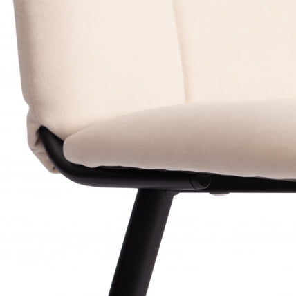 Стул обеденный Asti TREND, велюр, молочный/черный, 4, 47х54х86 см_8
