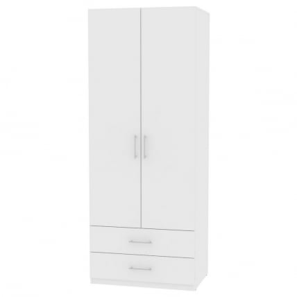 Шкаф распашный R-230х90х45-3(Белый)_0