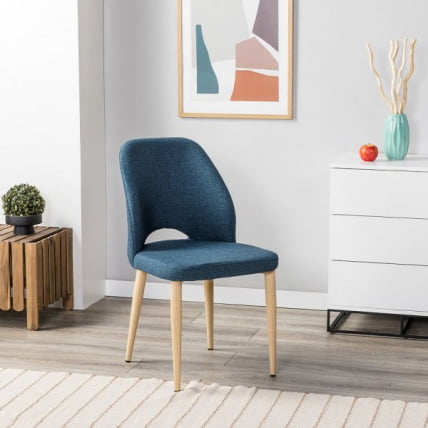 Стул Ledger синий/нат.дуб_4