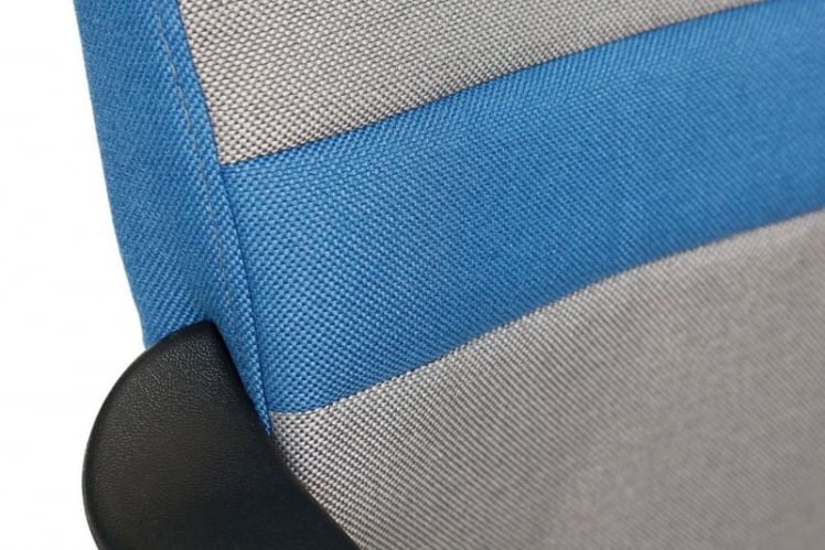Кресло офисное СН757 Серый-Синий С27-С24_5
