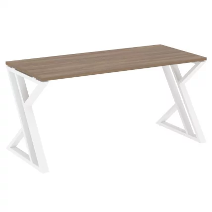 Стол рабочий LOFT VR.L-SRZ-4.7 Металл белый Дуб Аризона_0