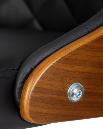 Стул барный DOBRIN MARTIN Черный PU ABA 001_9