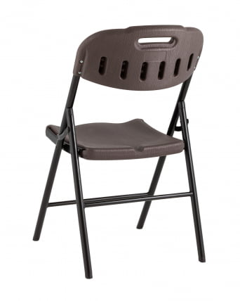 Стул складной банкетный коричневый под дерево_2