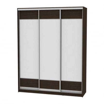 Шкаф-купе B-230х180х60-3(Венге-D8D8D8)_0