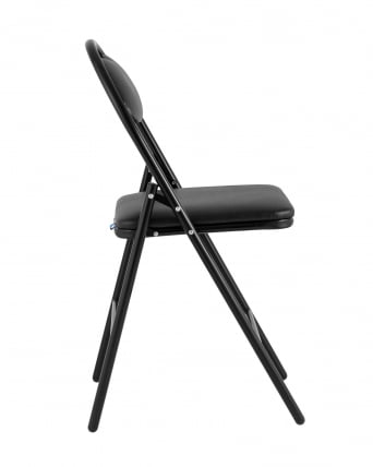 Стул складной Hagen экокожа Черный_3