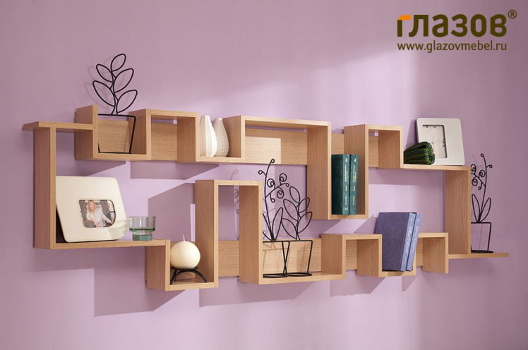 Стеллаж Twist Дуб Сонома_0