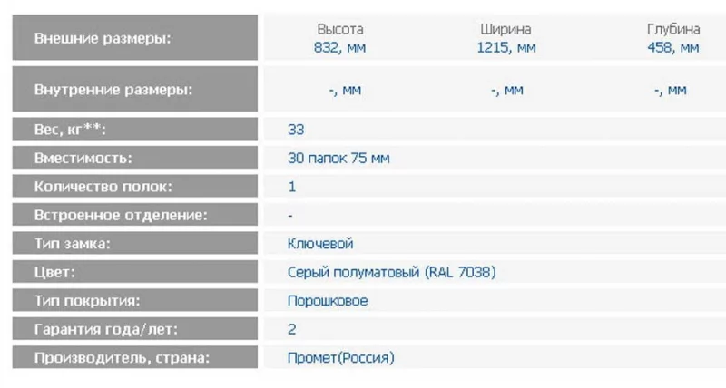 Стальной шкаф AMT 0812_1