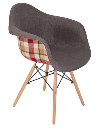 Стул обеденный DOBRIN DAW THOMAS 010 Серая ткань_6