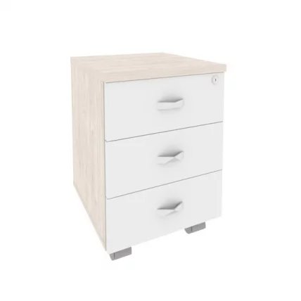 Тумба мобильная ONIX O.TM-3 Денвер Светлый/Белый_0