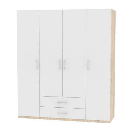 Шкаф распашный R-198х180х45-2(ДСС-Белый)_0