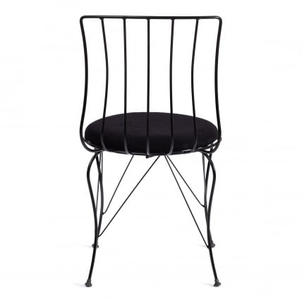 Стул LALITA (mod. 172) металл/ткань, 44 х 51.5 х 85 см, Black (черный)_3