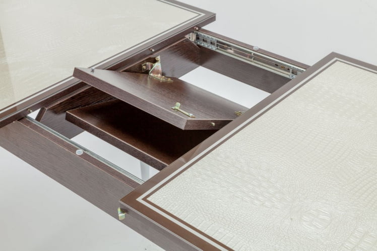 Столешница Чикаго КЗ (6191) венге,крокодил жемчужный_1