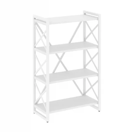 Стеллаж на регулируемых опорах - 4 полки LOFT VR.L-MST.O-4.8 Металл белый Белый Бриллиант_0