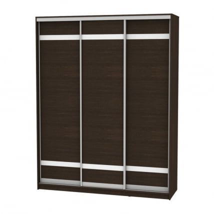 Шкаф-купе B-220х180х60-2(Венге-D9D9D9)_0