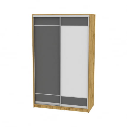 Шкаф-купе Б-230х135х60-2(ДВ-Графит-Д7Д8) / B-230х135х60-2(ДВ-Графит-D7D8)_0