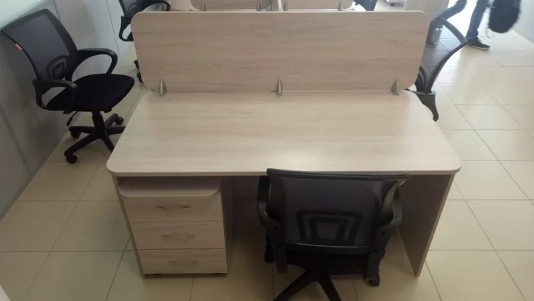 Тумба подкатная Glassy 3.14.10 Дуб сантана светлый_1