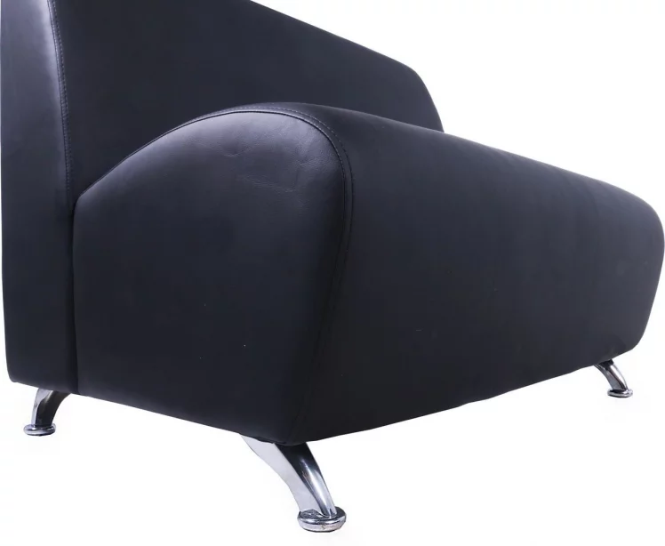 Диван Интер хром 2х местный (Экотекс 3015)_2