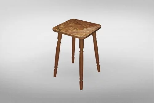 Табурет пл. 1 кат. 1555 Ноги орех КОМПЛЕКТ 2 шт._0