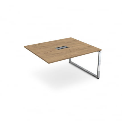 Стол системы БЭНЧ, переговорный, конечный GLOSS LINE НСПК-О.927 Teakwood_0