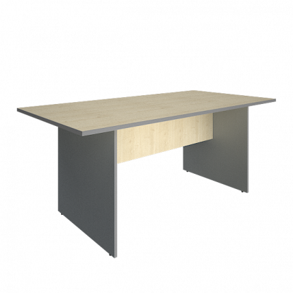 Стол переговорный Riva А.ПРГ-2 Клен/Металлик_0