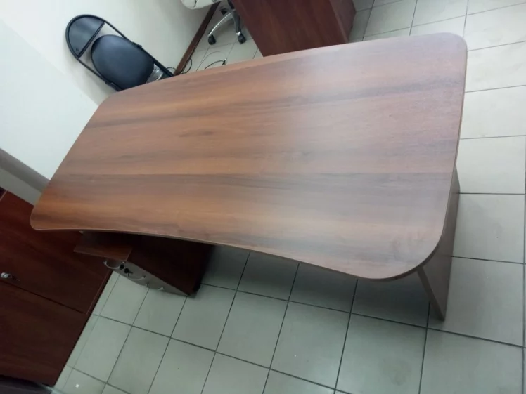 Стол руководителя Лидер 82.01 Орех Пегас_2