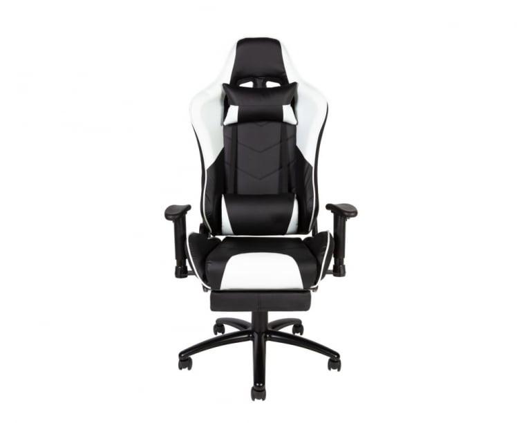 Игровое кресло Lotus GTS RF-8066F Черный/Белый_1