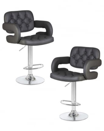 Стул барный DOBRIN TIESTO (серый) 2 шт_0