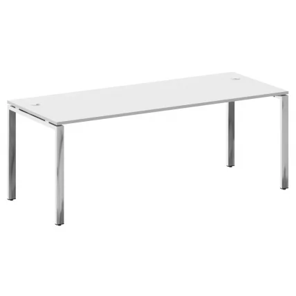 Стол рабочий руководителя METAL SYSTEM DIRECT БП.СРР-6.8 Белый_0