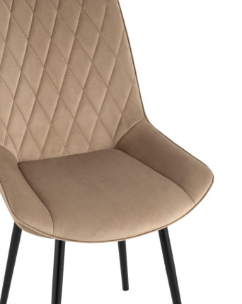 Стул Дарвин велюр Капучино_1