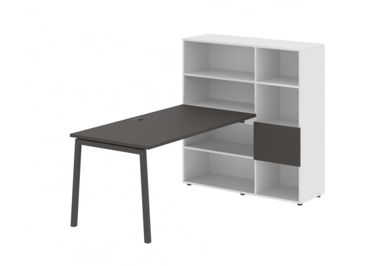 Рабочая станция EDIS ELRST 1215 Мокко Мокко Белый_0