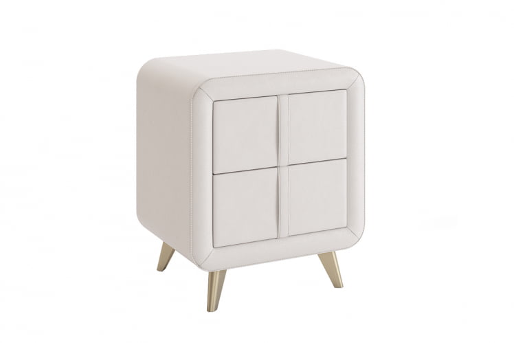 Тумба прикроватная Софи TM-001.1 белый (экокожа)_0