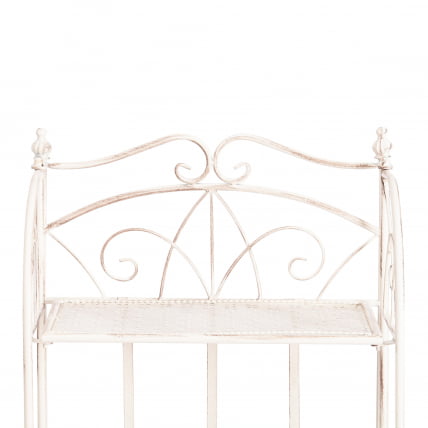 Этажерка Secret De Maison Elisa (PL08-10337) стальной сплав, античный белый, 41,50х20х108 см_5