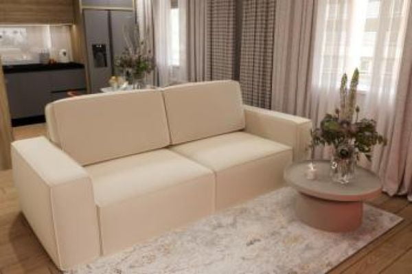 Диван прямой Сунндал (Berhouse) Цвет фасада: Биттер рогожка; Тип: Прямой; Материал фасада: Микророгожка_3