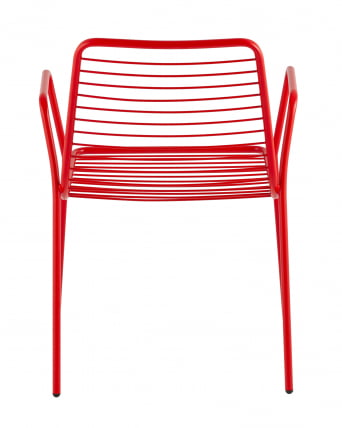 Стул Дели с подлокотниками металл Красный_6