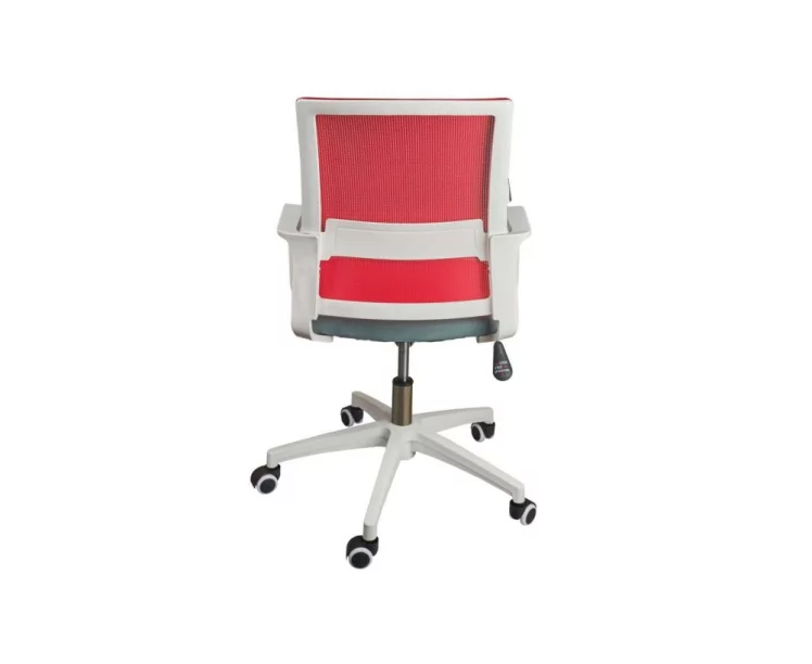 Кресло офисное Бит LB белый пластик Красный_3
