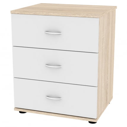 Комод Алиса(K5)657х540х459ручкаскоба96мм(ДСС-Белый)_0