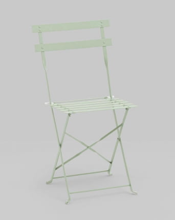 Комплект стола и двух стульев Бистро Светло-зеленый_13