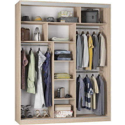 Шкаф-купе B-230х180х60-3(Венге-ДМ-D10D10D10)_1