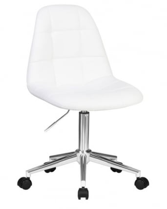 Офисное кресло для персонала DOBRIN MONTY (белый) 2 шт_1