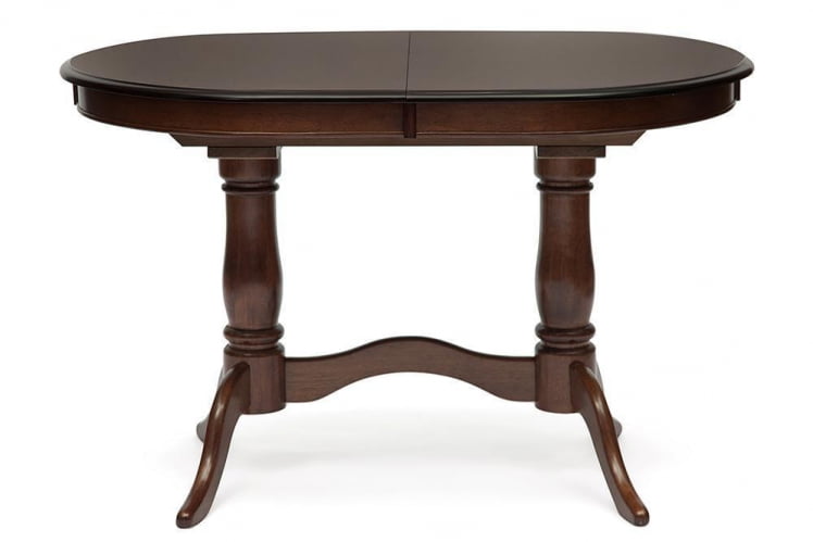 Стол раскладной Eva (EV-T4EX) дерево гевея/мдф, 120+39х80х75см, Tobacco_3