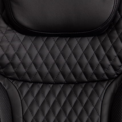 Кресло офисное Труст (макс) кож/зам, черный/черный стеганный/черный, 36-6/36-6/36-6/06 / Trust (max)_8