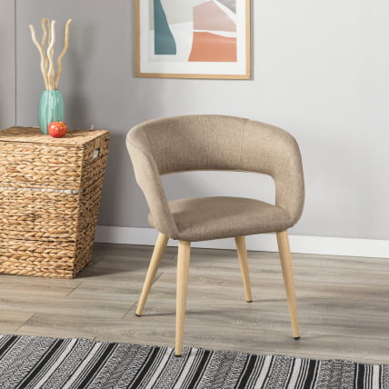 Кресло Hugs beige/нат.дуб_0