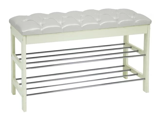 Банкетка Грейс Молочный дуб Слоновая кость_0