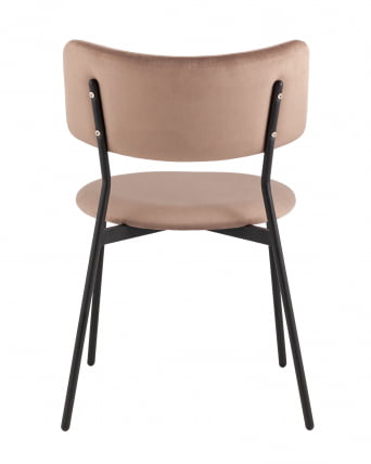 Стул Амелия велюр коричневый_3