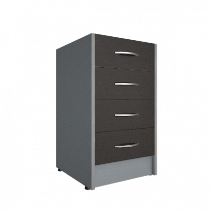 Каркас тумбы А.ТП-4 Riva А.ТП-4К1 Венге/Металлик_0