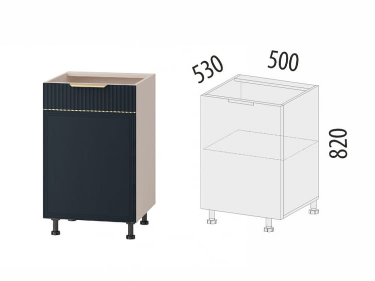 Напольный шкаф (лев/прав) Флоренция 108.61_5