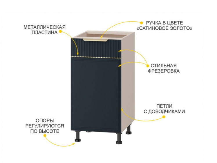 Напольный шкаф (лев/прав) Флоренция 108.54_4