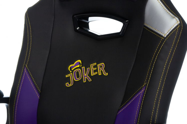 Геймерское кресло Zombie HERO JOKER Черный-фиолетовый_9