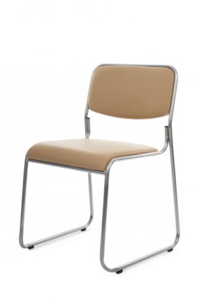 Кресло Nix RCH OMKL-02 Бежевый/Металл окрашенный Хром_6